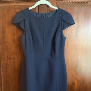 JCrew Super 120s Navy Suiting Dress